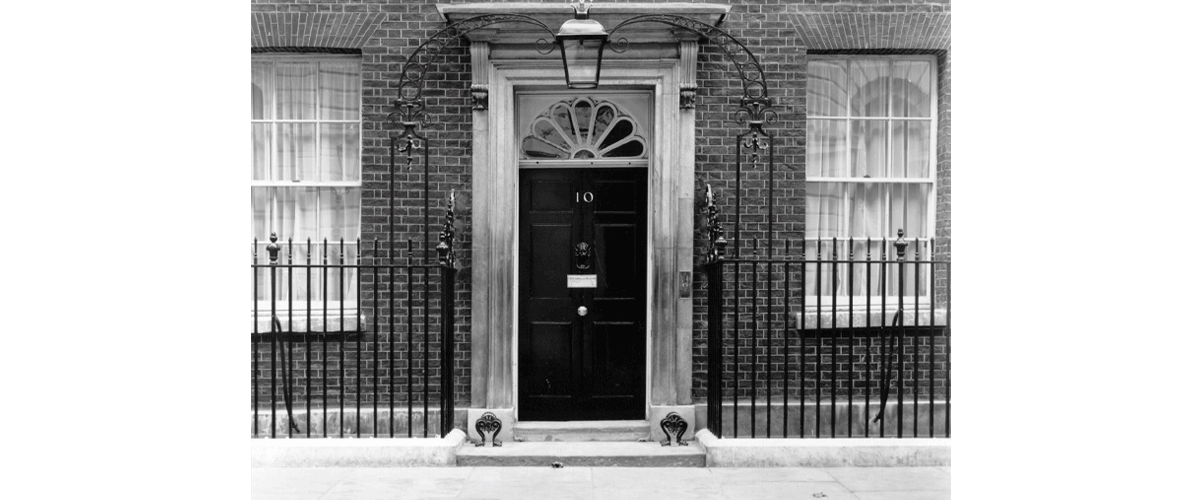 The Crown Season 4 Episode 1 Thatcher Revolving Door Gif